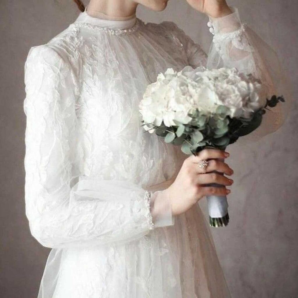 مدل لباس عروس ساده و پوشیده