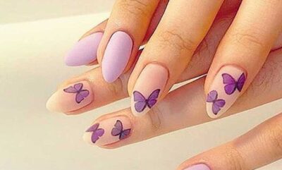 🦋 جدیدترین مدل‌ های ناخن طرح پروانه ۲۰۲۵ | ظریف، فانتزی و دخترانه 💅