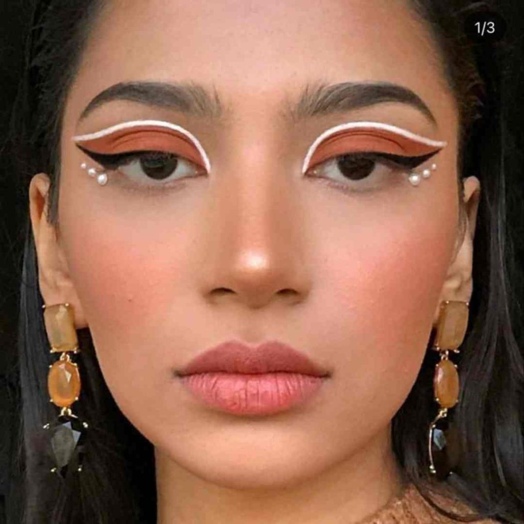 شیک ترین مدل های خط چشم سفید