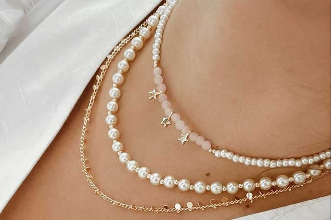 جدیدترین مدل های گردنبند طلای مرواریدی ۱۴۰۵