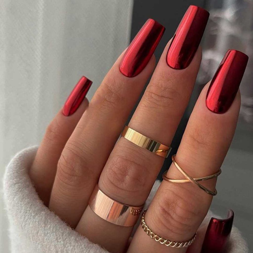 طرح ناخن کروم