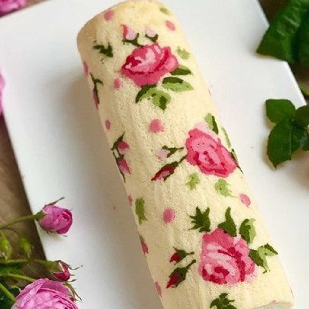 دیزاین کیک رولت