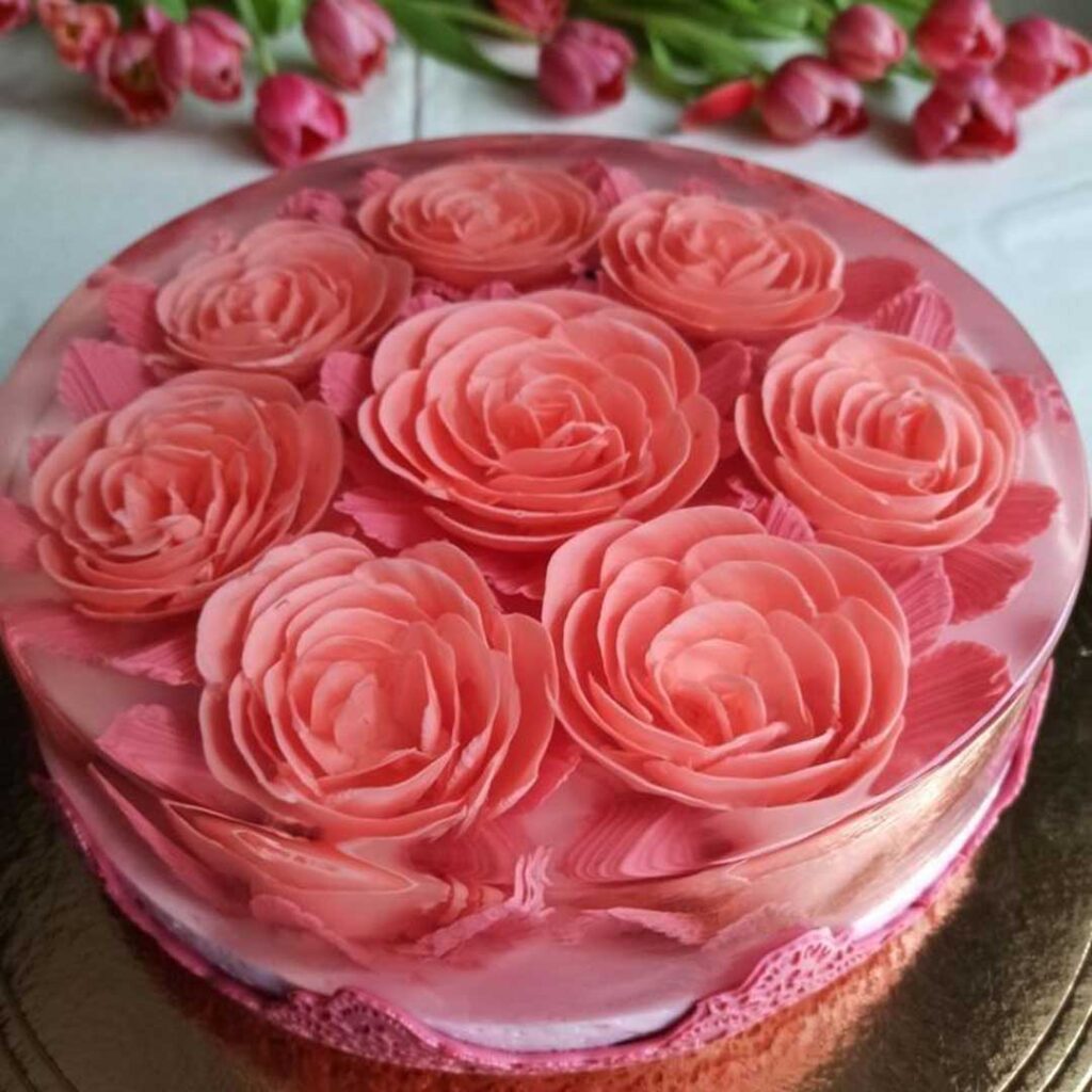 تزیین ژله ویترینی