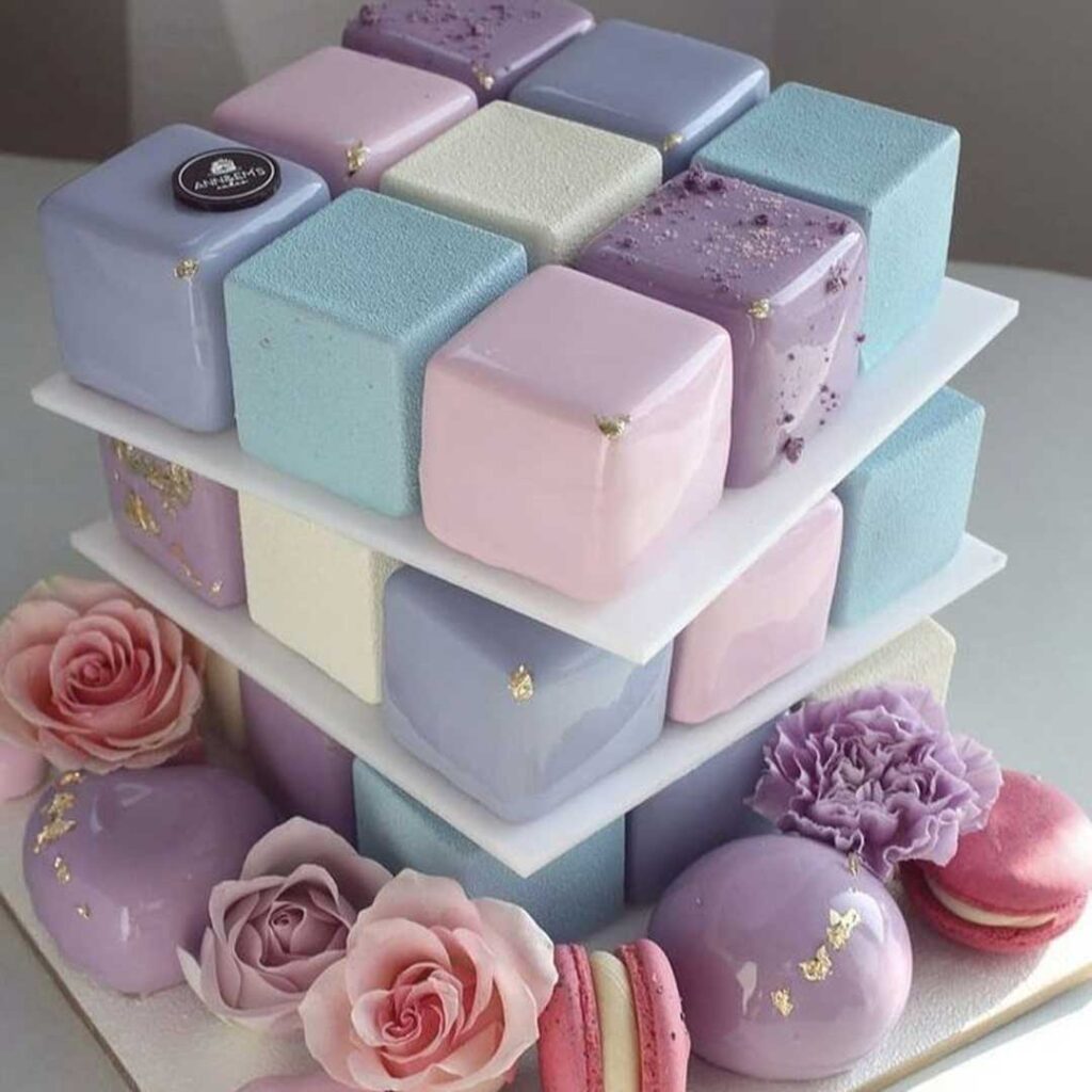 کیک جذاب روبیکائی