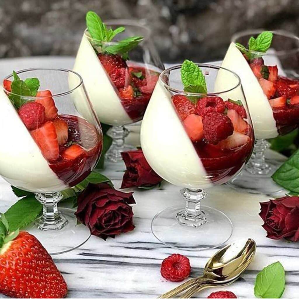 دیزاین دسر لیوانی