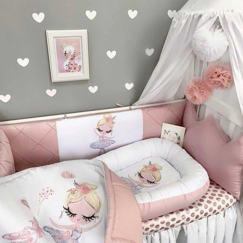 دیزاین تخت خواب نوزاد دختر