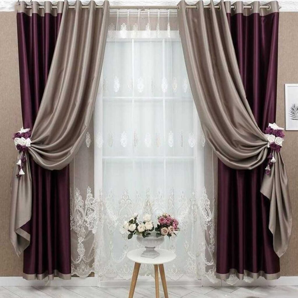 دیزاین پرده کلاسیک زیبا
