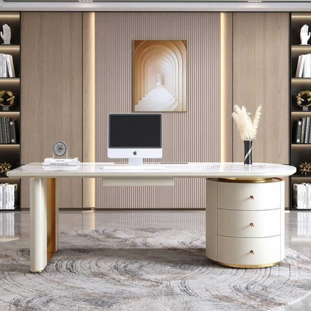 میز کار سفید