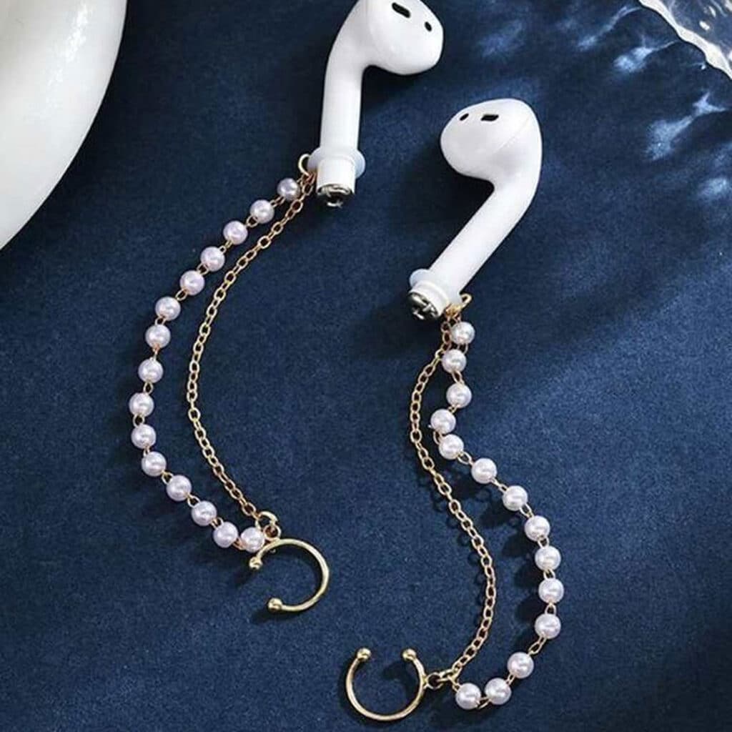 بندهای ایرپاد دخترانه گوشواره ای مرواریدی