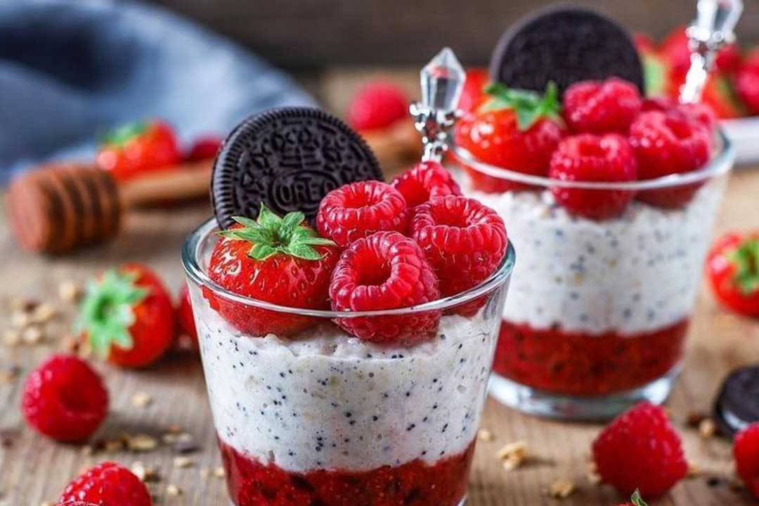 شیک ترین مدل های تزیین شیک دانه چیا و تخم شربتی ۱۴۰۵