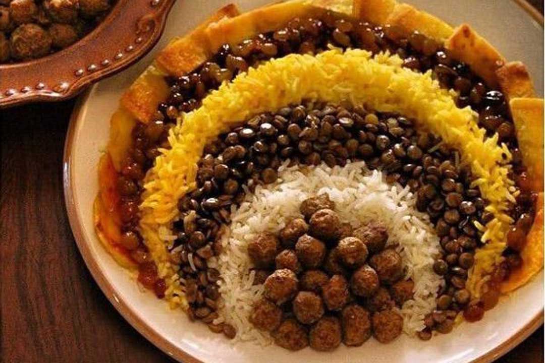 مواد لازم + طرز تهیه عدس پلو مجلسی