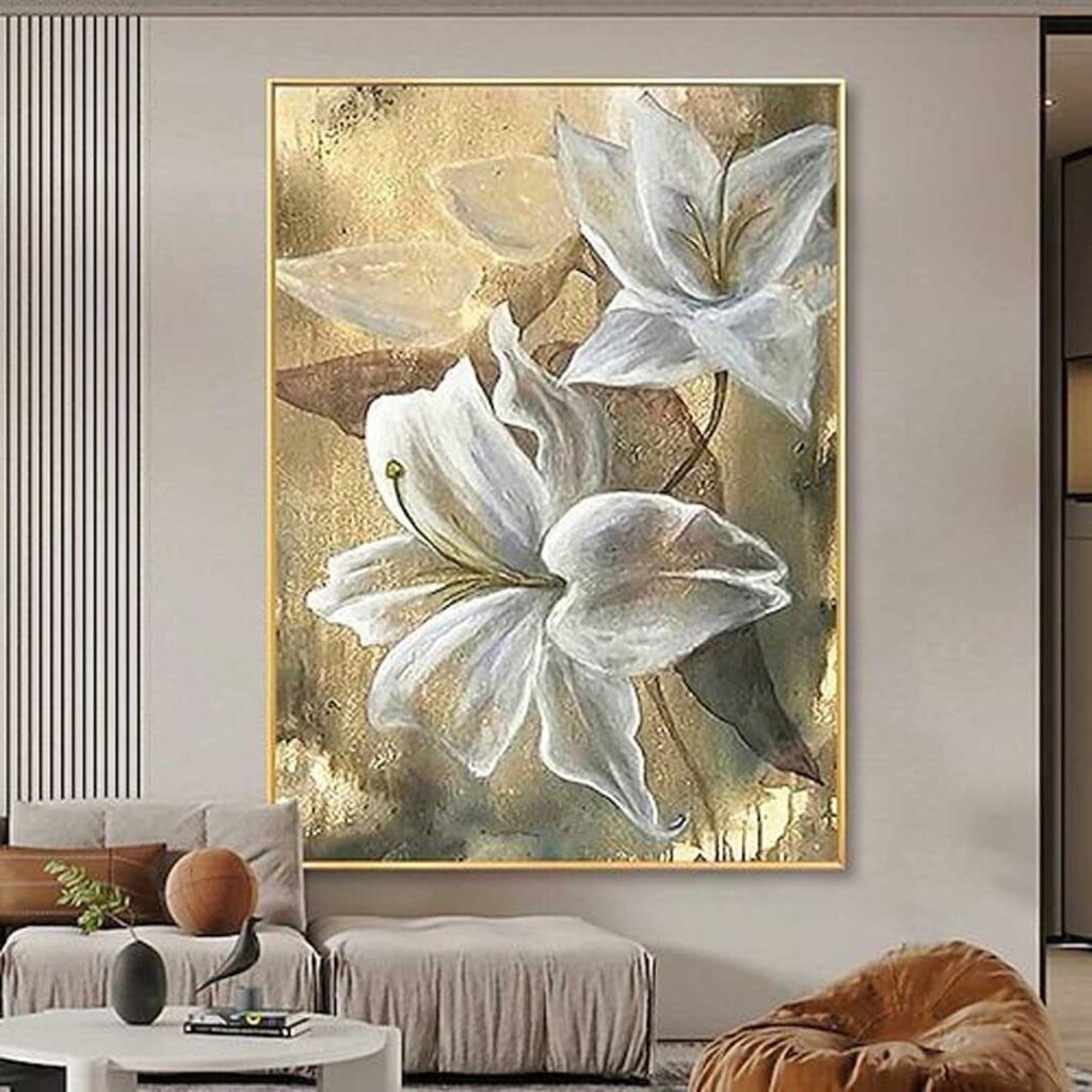 تابلو دکوراتیو طرح گل زیبا