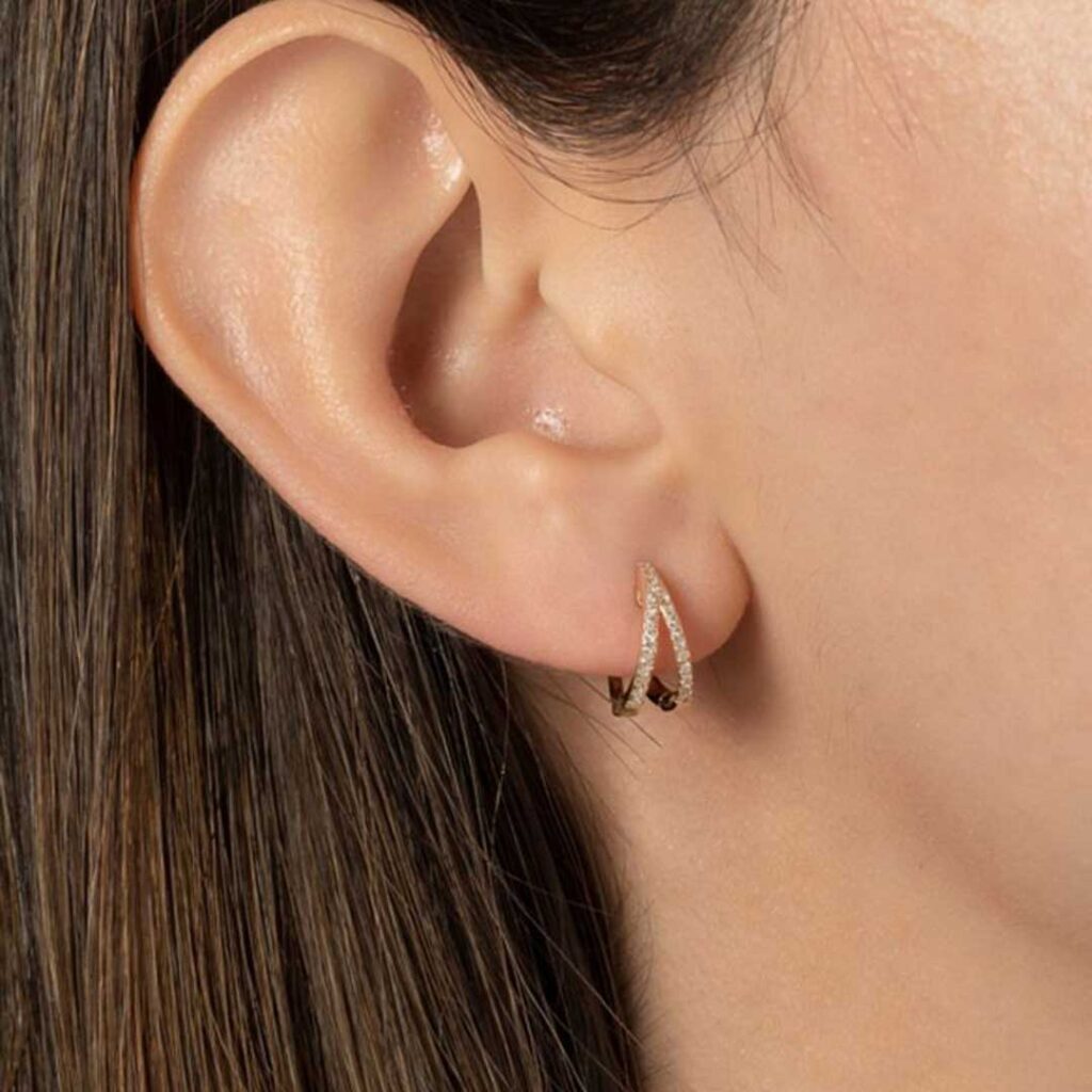 گوشواره حلقه ای مینیمال