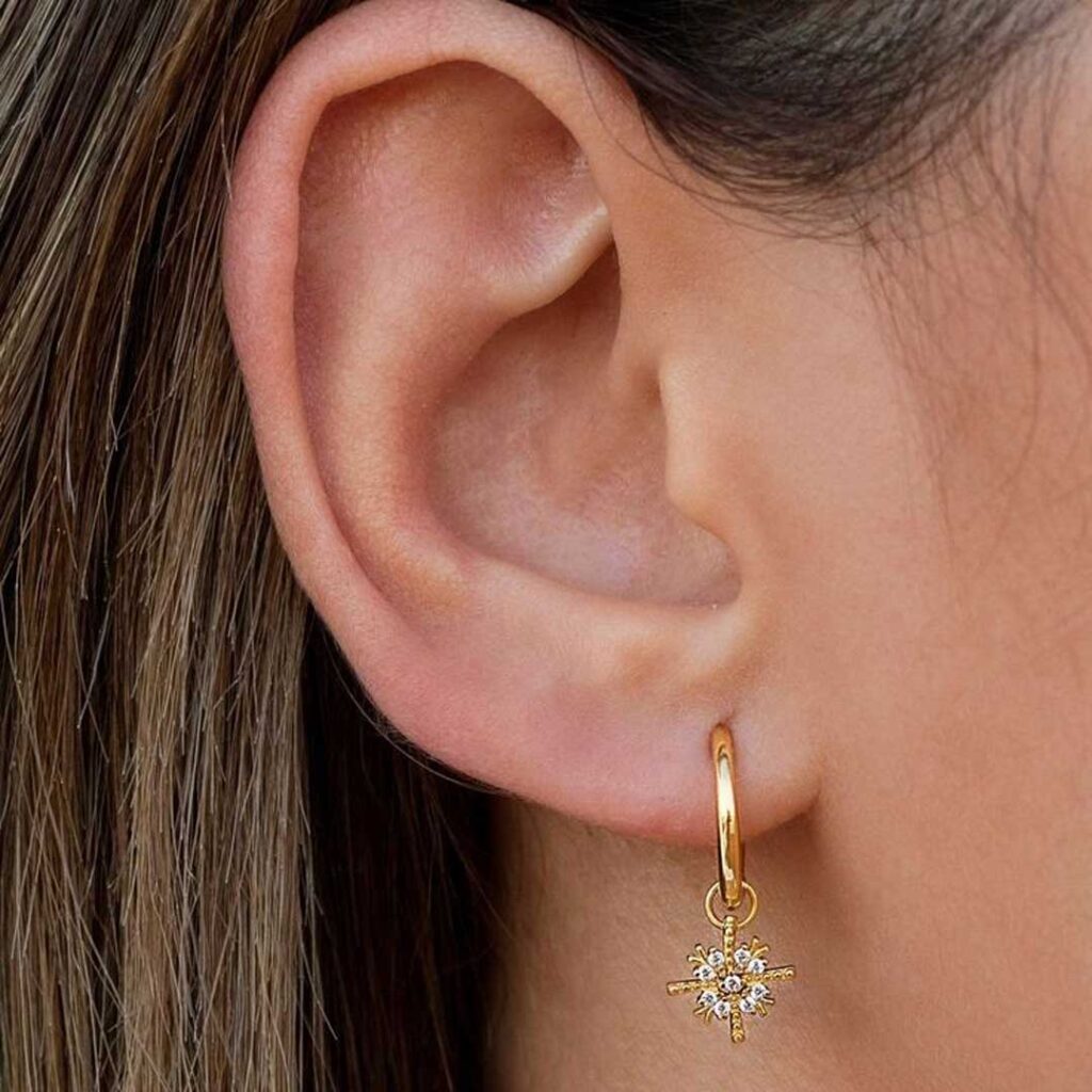 گوشواره حلقه ای مدرن