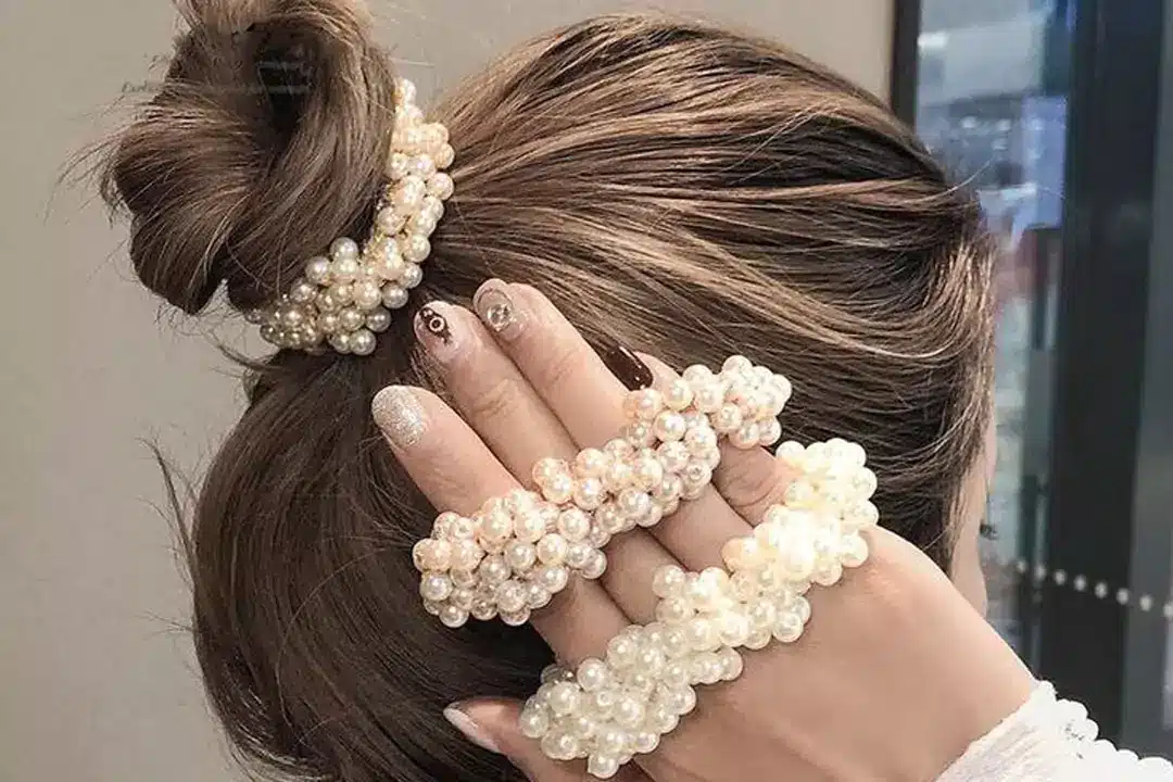 جدیدترین و شیک ترین کش موی مرواریدی زنانه ۱۴۰۵