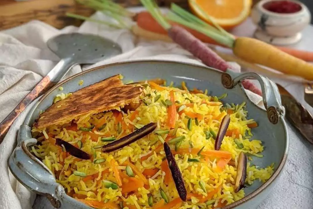 مواد لازم + طرز تهیه هویج پلو
