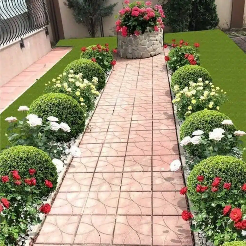  طراحی پیاده رو باغ و محوطه خاص
