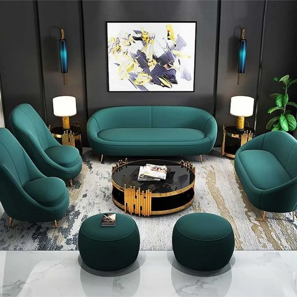 دیزاین مبلمان سبز ترند 2023