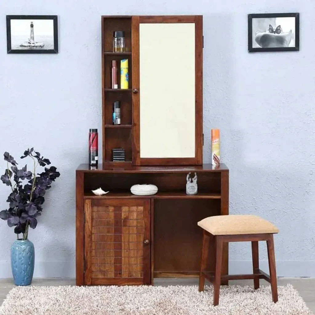  میز آرایش چوبی کلاسیک