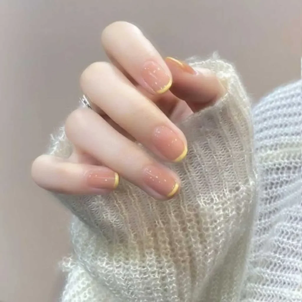 ناخن های مدل فرنچ کره ای 