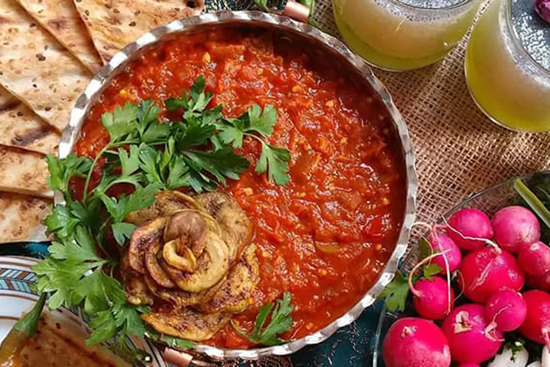 طرزتهیه خاویار بادمجان + مواد لازم