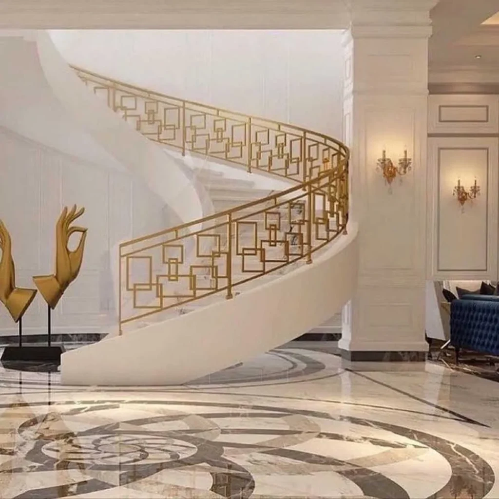 هندریل فلزی پله شیک