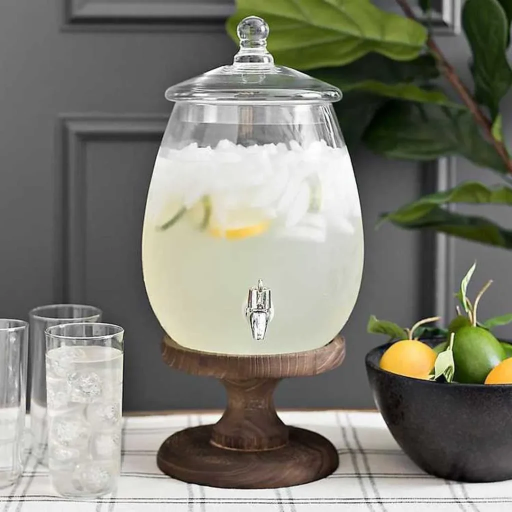 کلمن شیشه ای دکوراتیو لوکس