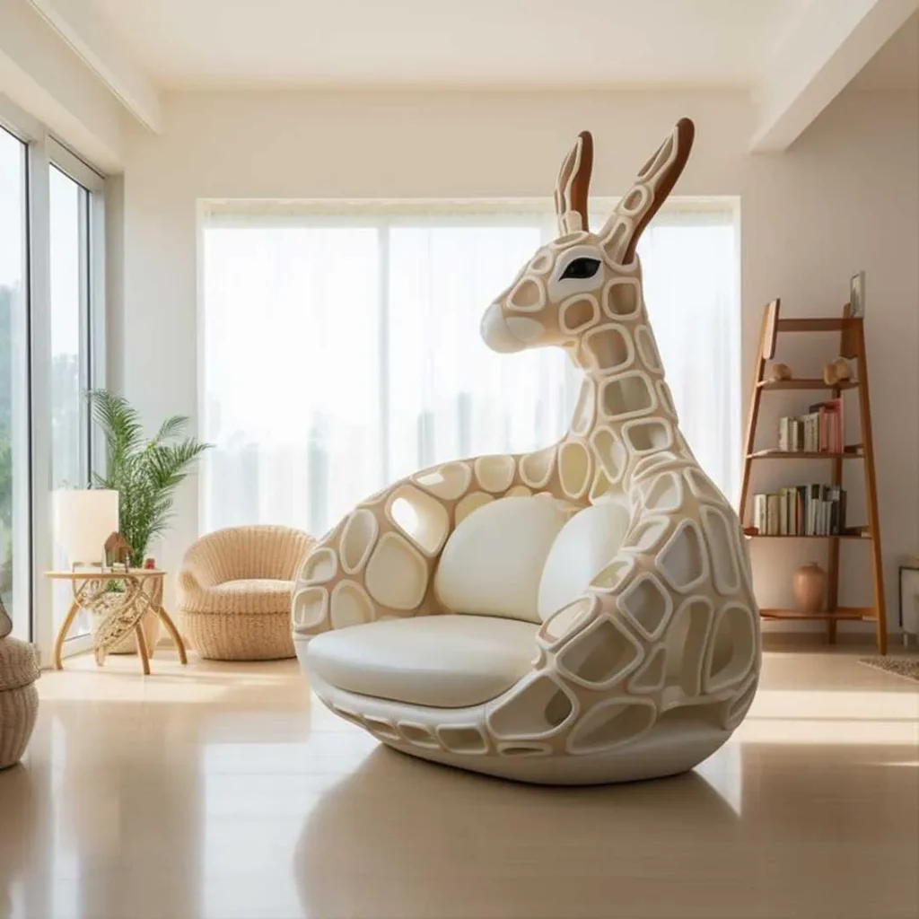 مبل فانتزی طرح حیوانات زرافه ای
