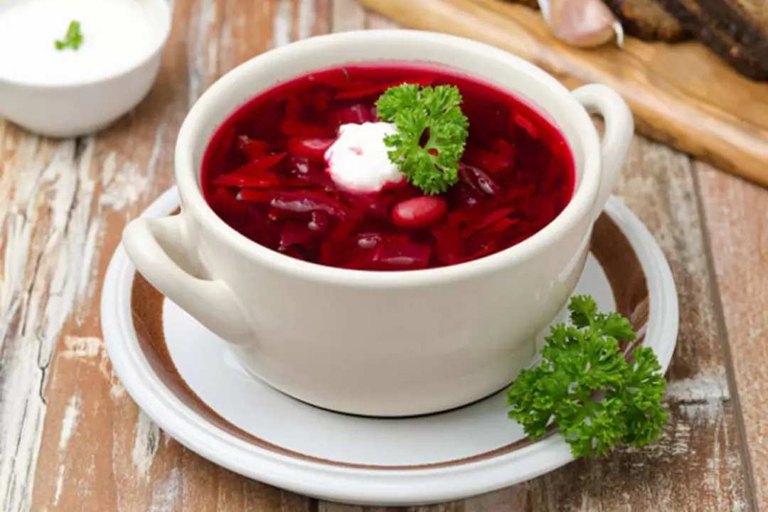 دستورپخت سوپ برش روسی + مواد اولیه