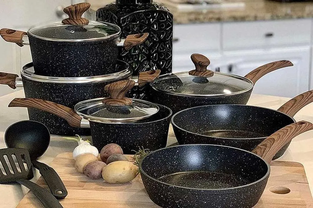 جدیدترین مدل های سرویس قابلمه با دسته چوبی زیبا و مدرن