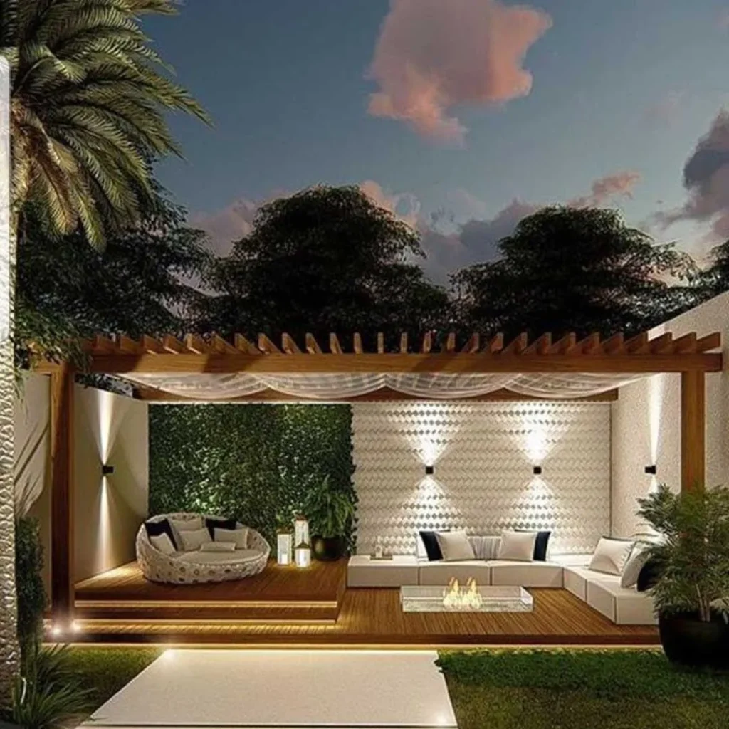 جدیدترین طراحی حیاط مدرن خانه 
