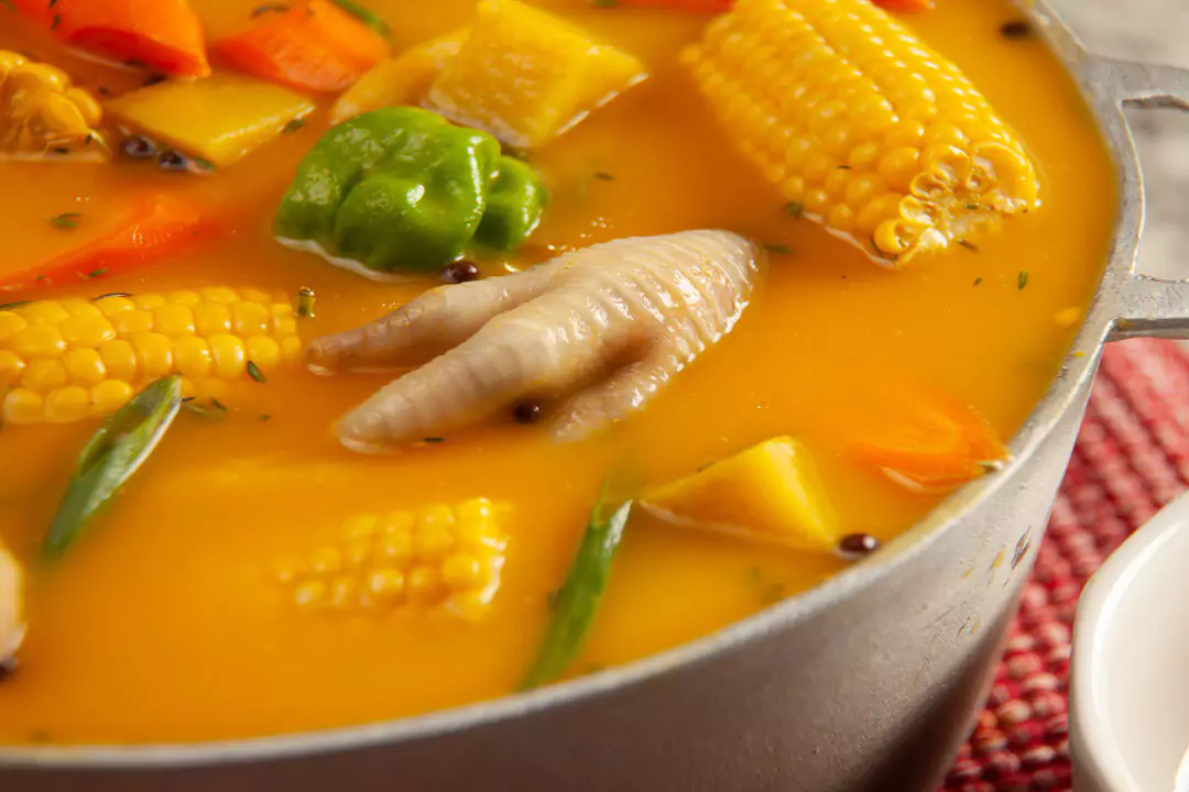 مواد لازم و طرز تهیه سوپ پا مرغ