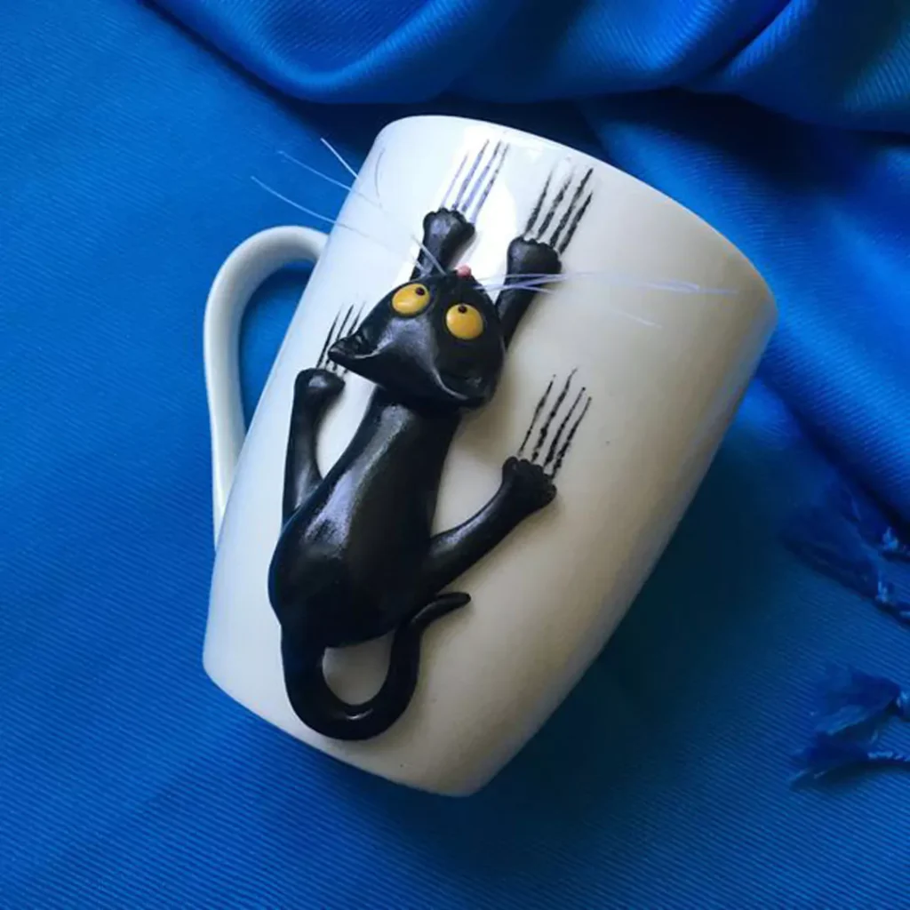 ماگ طرح گربه بامزه