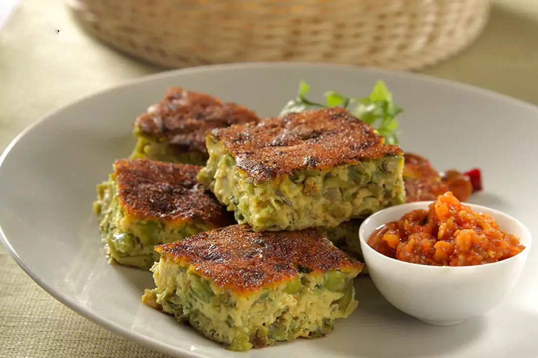 مواد لازم و طرز تهیه کوکو لوبیا سبز