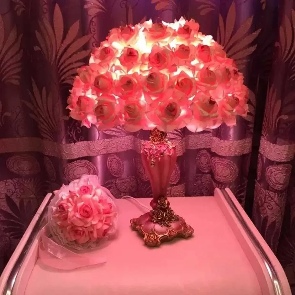 آباژور طرح گل مدرن