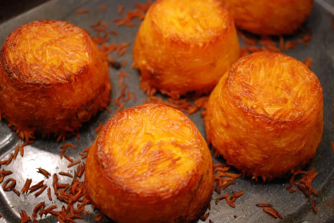 مواد لازم و طرز تهیه ته چین قالبی