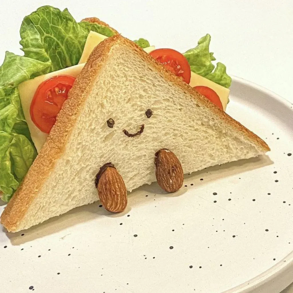 Sandwich design with fancy designs
