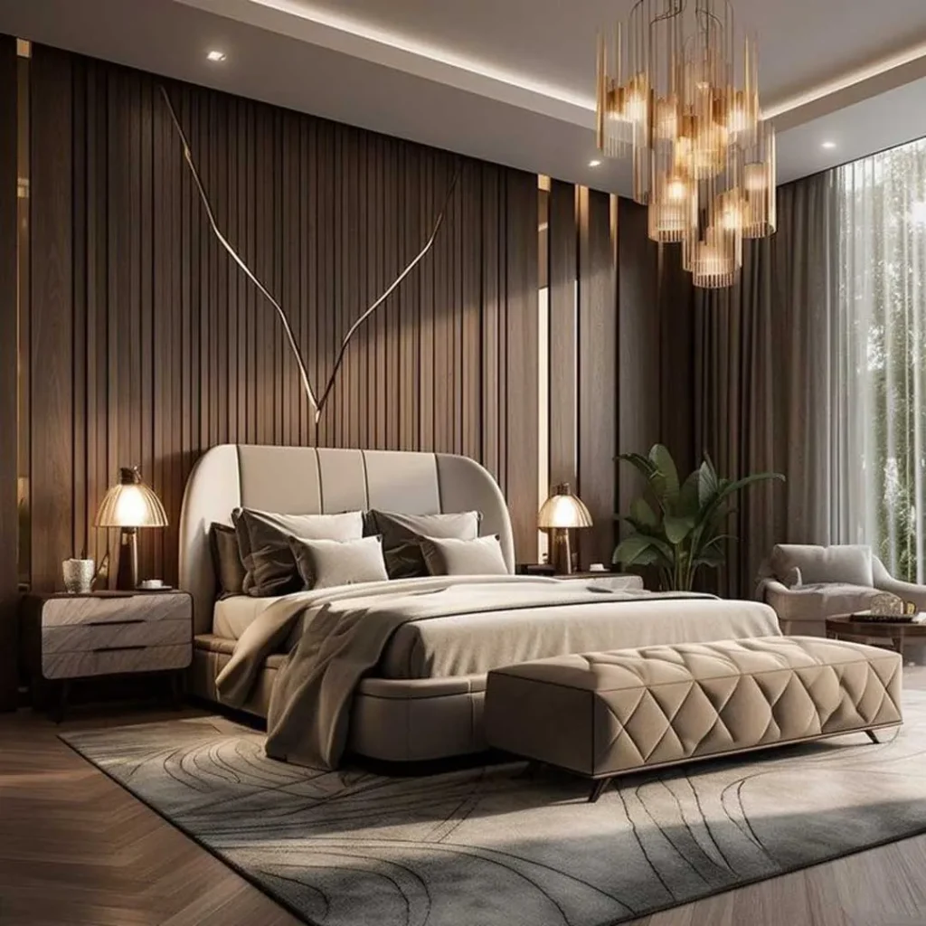 زیباترین طراحی اتاق خواب لاکچری