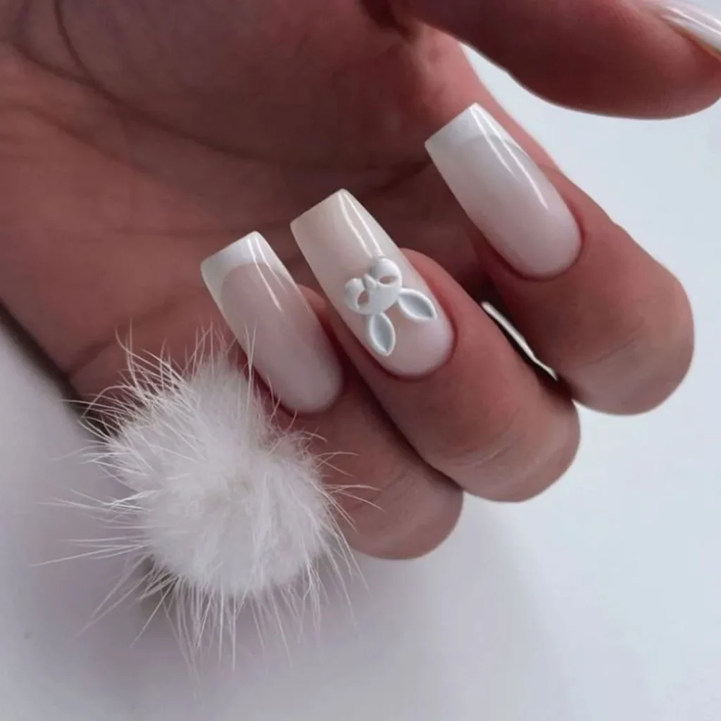   Rabbit nail designs are trending