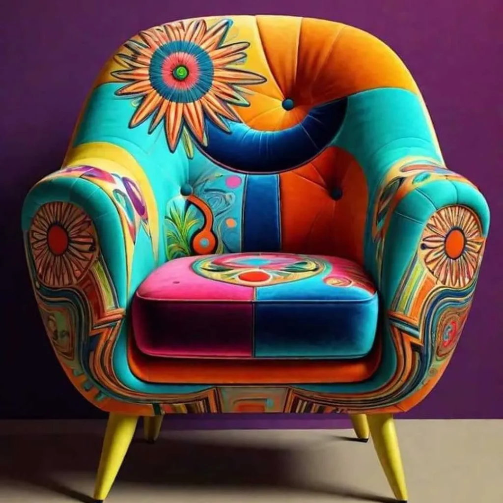  صندلی رنگارنگ فانتزی و خاص