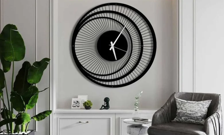 Minimal and modern wall clock
