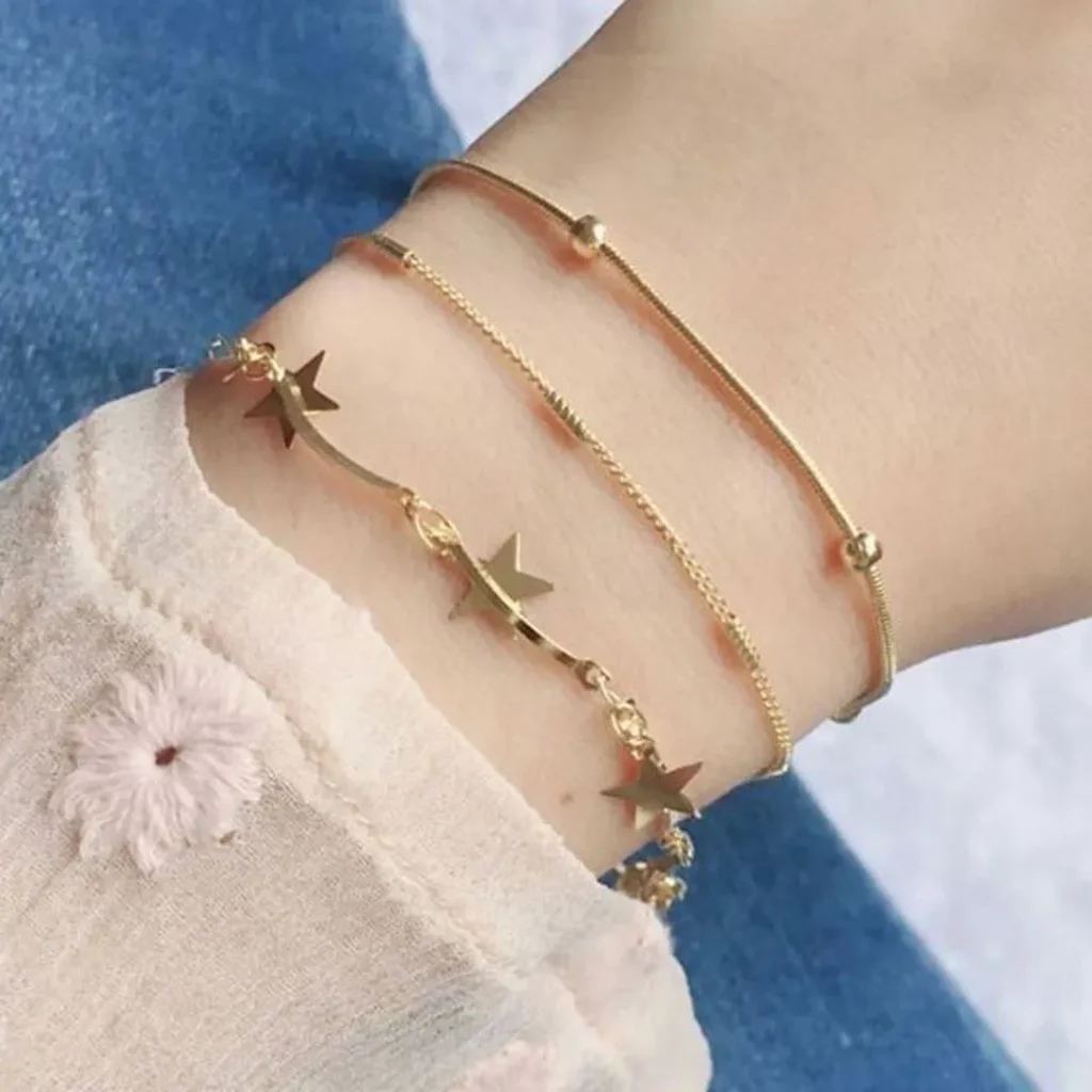 Attractive minimal star design bracelet