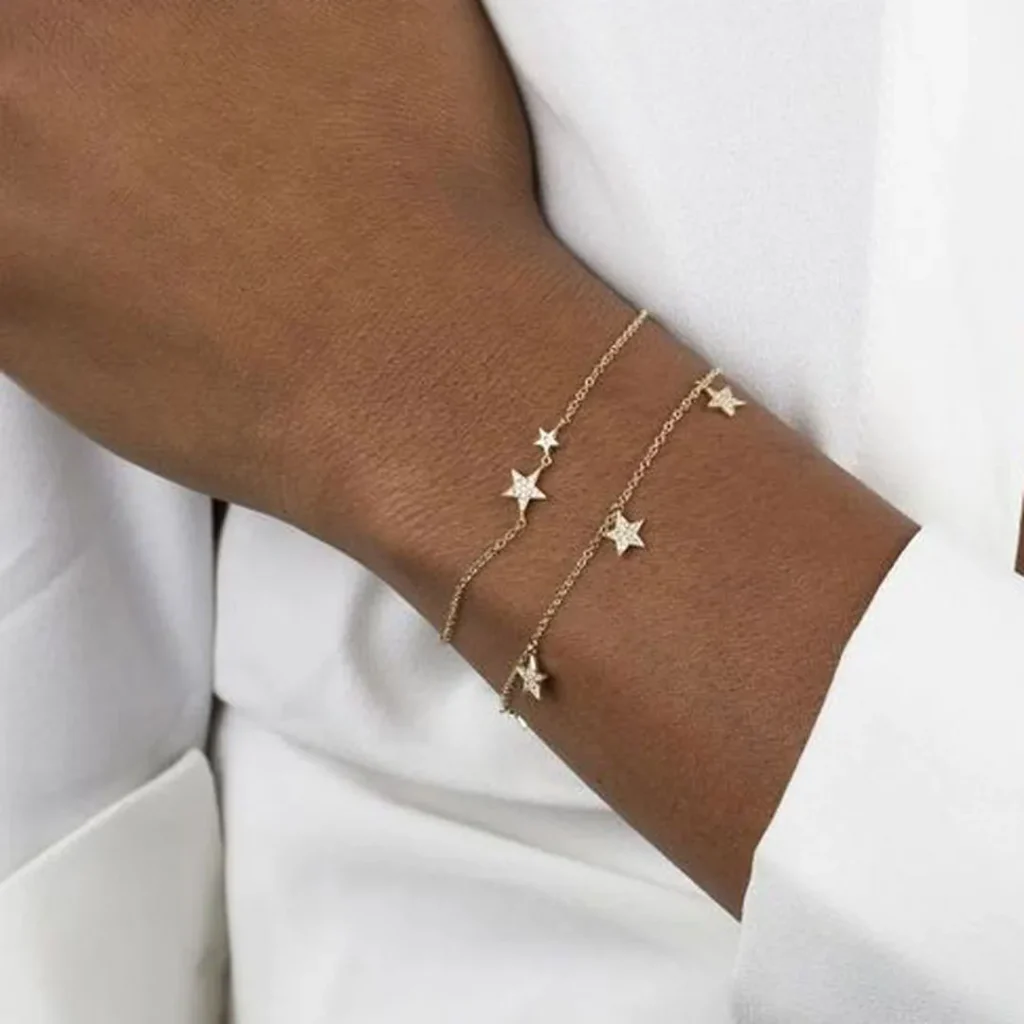 Minimal star design bracelet