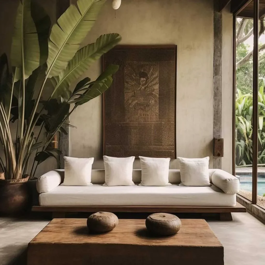 The best tropical living room decoration 