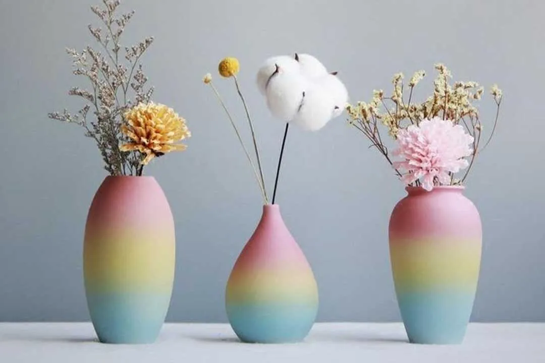 زیباترین مدل های گلدان سرامیکی رنگارنگ خاص و جذاب