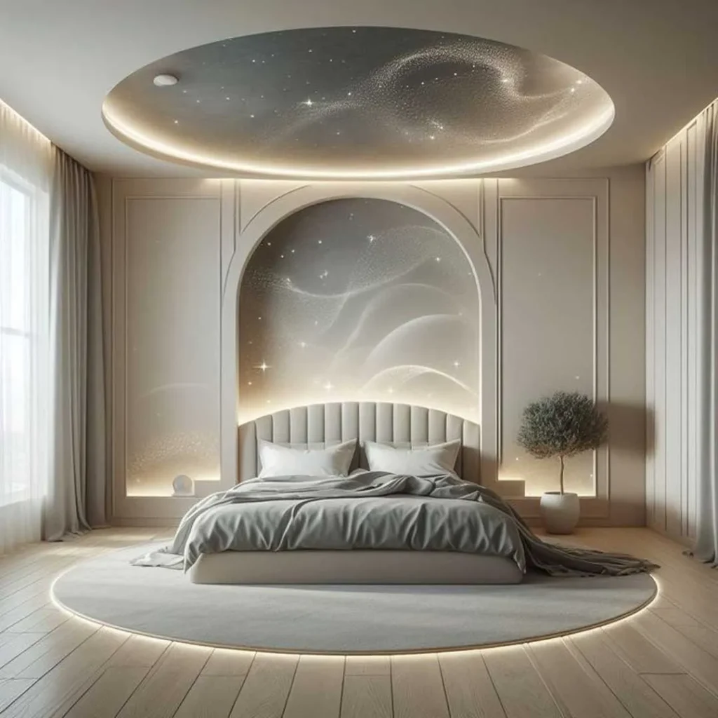 Modern and fantasy bedroom ceiling design