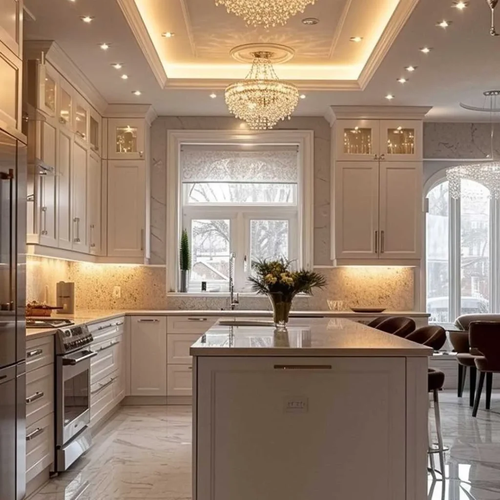  طراحی آشپزخانه به سبک مدرن و زیبا