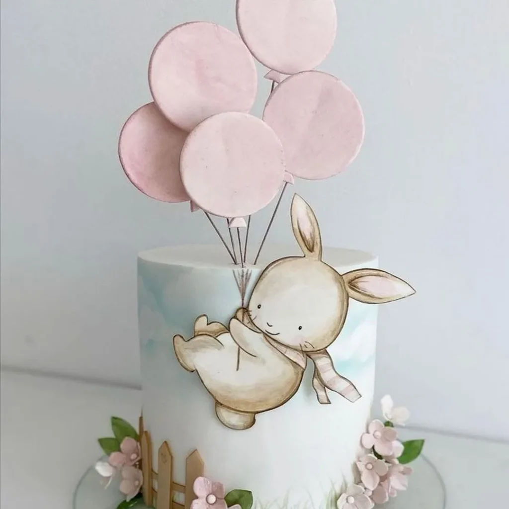   Beautiful fantasy rabbit design cake