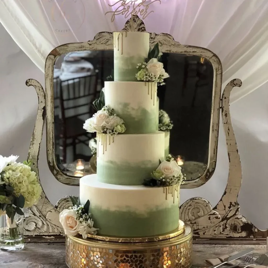 Big wedding anniversary cake