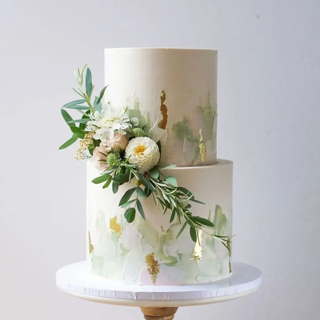 Fantasy wedding anniversary cake